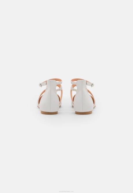 Weiße Ballerinas mit Knöchelriemen Anna Field V0FT2158 Frauen