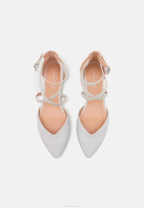 Weiße Ballerinas mit Knöchelriemen Anna Field V0FT2158 Frauen
