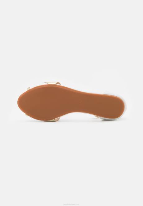 Weiße Peeptoe-Ballerinas aus Leder Anna Field V0FT2087 Frauen