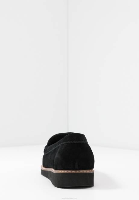 Komfort-Slipper aus Leder in Schwarz Anna Field V0FT1787 Frauen