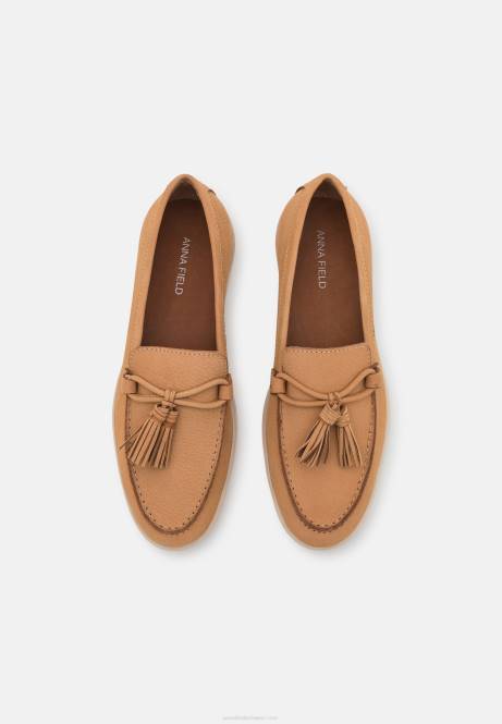 Leder-Slipper beige Anna Field V0FT1814 Frauen