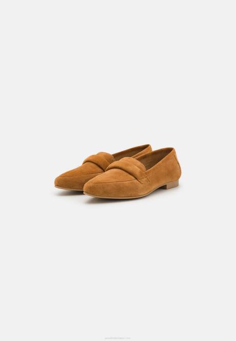 Leder-Slipper in Cognac Anna Field V0FT1819 Frauen
