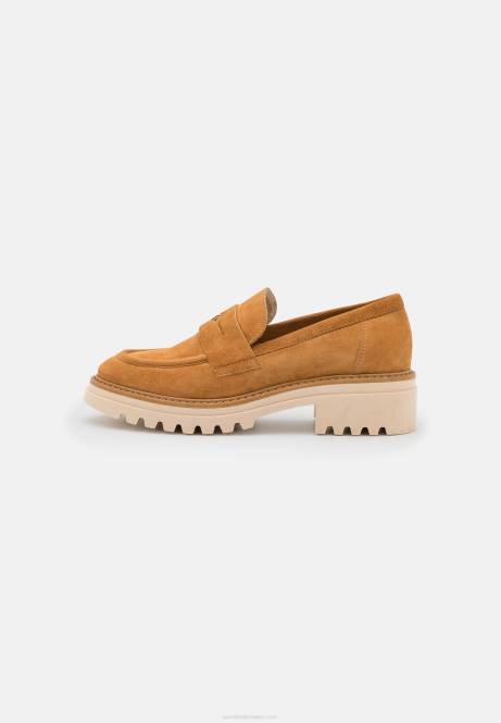 Leder-Slipper in Cognac Anna Field V0FT1822 Frauen