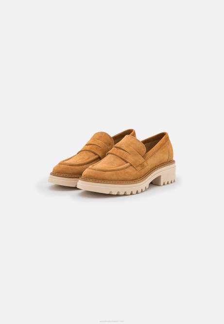 Leder-Slipper in Cognac Anna Field V0FT1822 Frauen