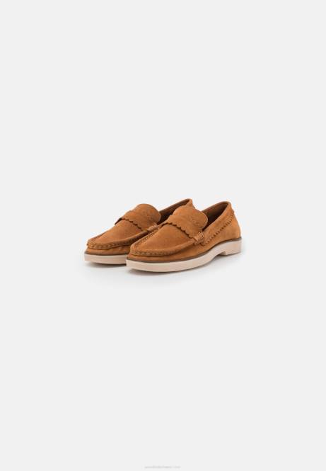 Leder-Slipper in Cognac Anna Field V0FT1825 Frauen