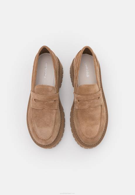 Leder-Slipper in Taupe Anna Field V0FT1783 Frauen