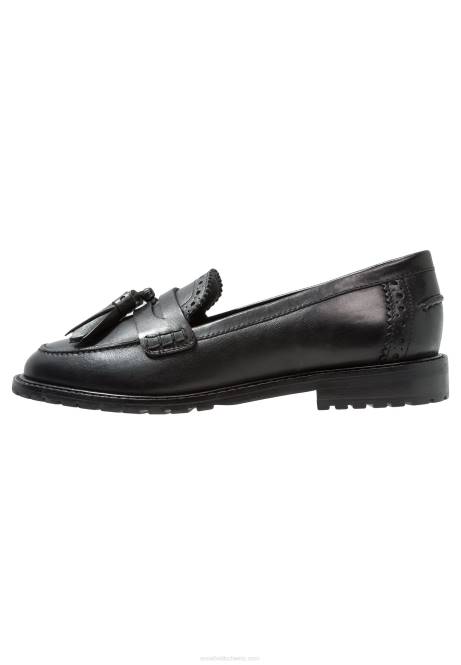 Leder-Slipper schwarz Anna Field V0FT1829 Frauen