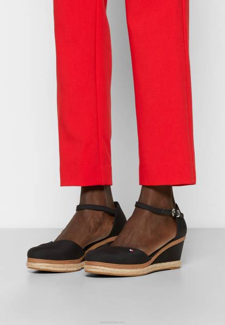 Einfache schwarze Keilabsatzschuhe mit geschlossener Zehenpartie Anna Field V0FT1710 Frauen