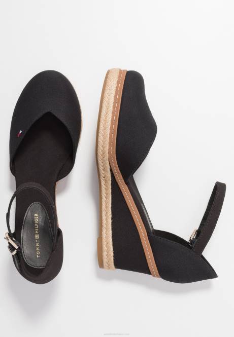 Einfache schwarze Keilabsatzschuhe mit geschlossener Zehenpartie Anna Field V0FT1710 Frauen