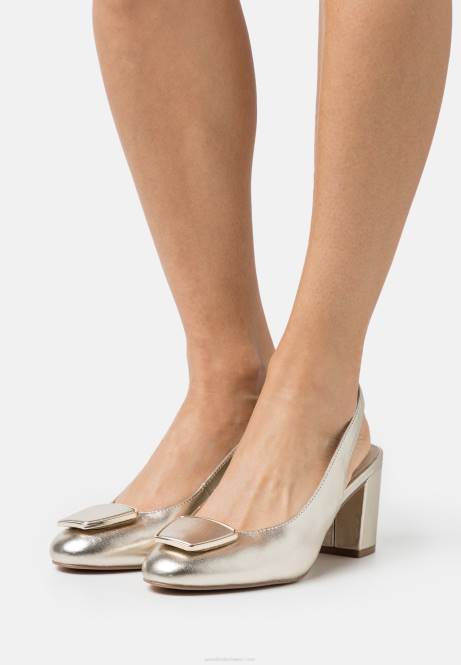 Klassische Absätze aus Leder in Gold Anna Field V0FT1630 Frauen