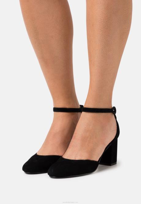 Klassische Lederabsätze in Schwarz Anna Field V0FT1653 Frauen