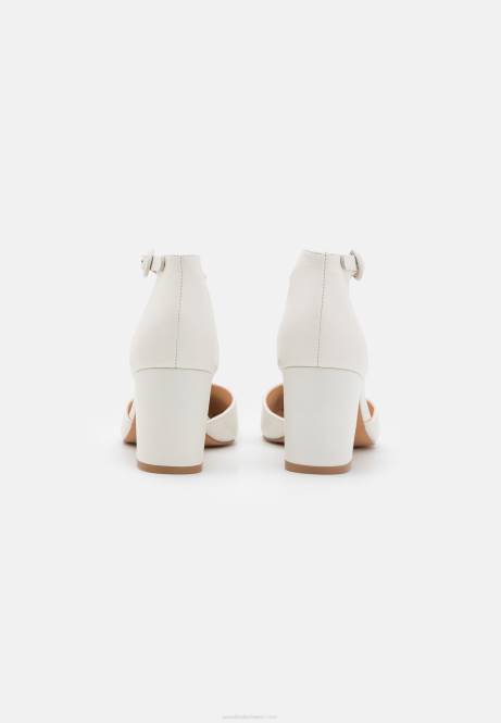 Klassische Lederabsätze in Weiß Anna Field V0FT1661 Frauen