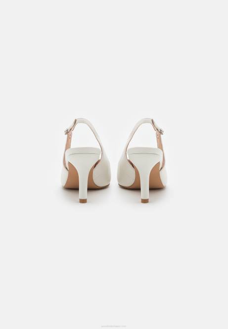 Klassische Lederabsätze in Weiß Anna Field V0FT1696 Frauen