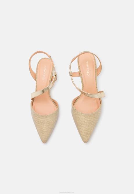 klassische Absätze in Gold Anna Field V0FT1631 Frauen