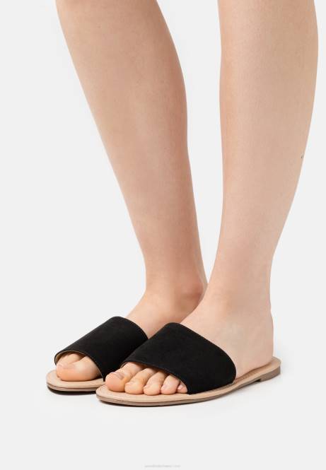 2er-Pack Pantoletten Schwarz/Cognac Anna Field V0FT1863 Frauen