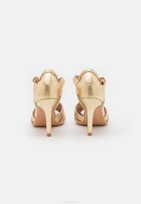 Goldene Sandaletten mit hohen Absätzen Anna Field V0FT1243 Frauen