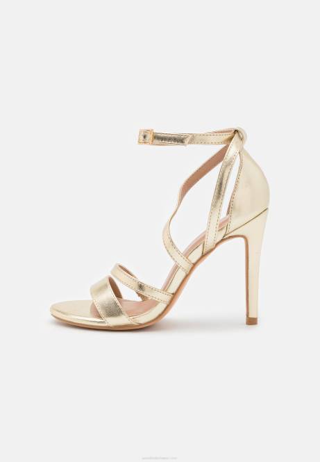 Goldene Sandaletten mit hohen Absätzen Anna Field V0FT1289 Frauen