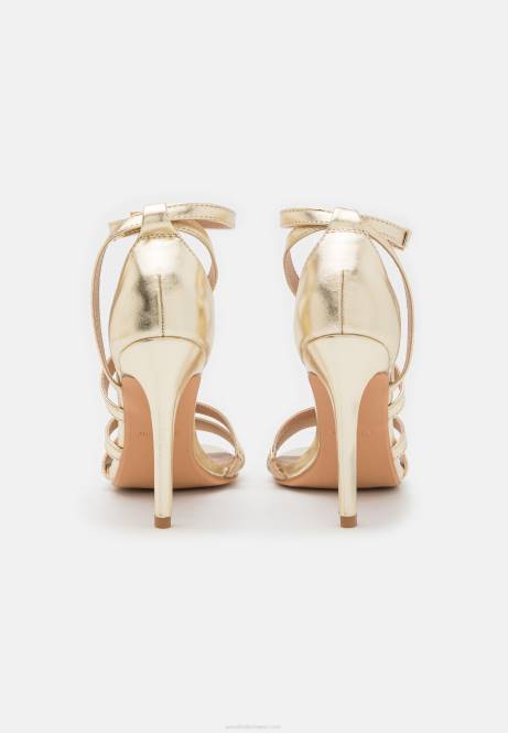 Goldene Sandaletten mit hohen Absätzen Anna Field V0FT1289 Frauen