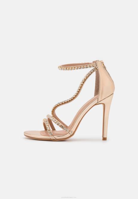 Goldene Sandaletten mit hohen Absätzen Anna Field V0FT1295 Frauen