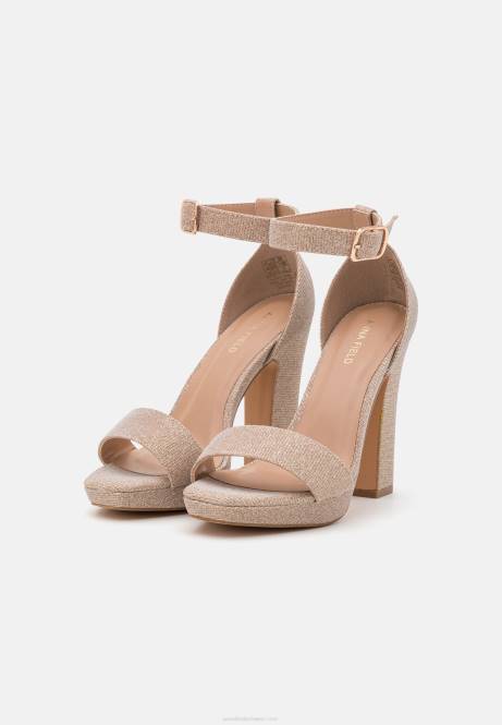 Hochhackige Sandalen in Roségold Anna Field V0FT1566 Frauen