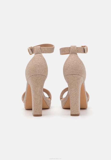 Hochhackige Sandalen in Roségold Anna Field V0FT1566 Frauen