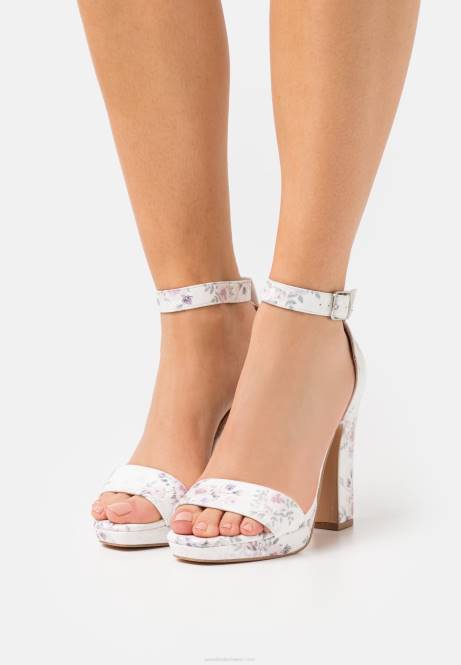 Hochhackige Sandalen weiß/lila Anna Field V0FT1573 Frauen