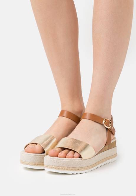 Komfort-Espadrilles Gold Anna Field V0FT1456 Frauen