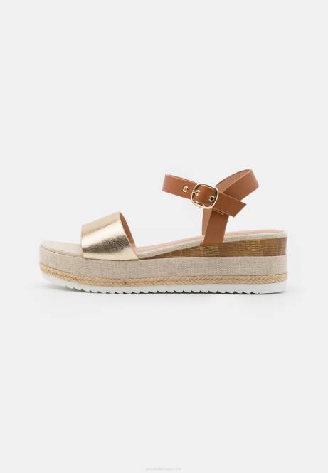Komfort-Espadrilles Gold Anna Field V0FT1456 Frauen