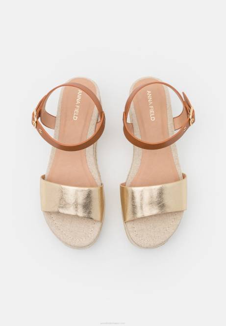 Komfort-Espadrilles Gold Anna Field V0FT1456 Frauen