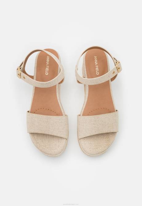 Komfort-Espadrilles in Beige Anna Field V0FT1450 Frauen