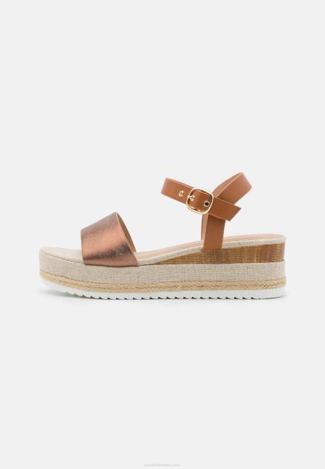 Komfort-Espadrilles in Bronze Anna Field V0FT1483 Frauen