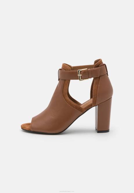 Leder-Knöchelsandalen in Cognac Anna Field V0FT1333 Frauen