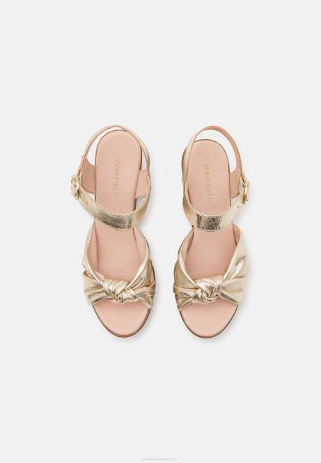 Lederclogs Gold Anna Field V0FT1888 Frauen