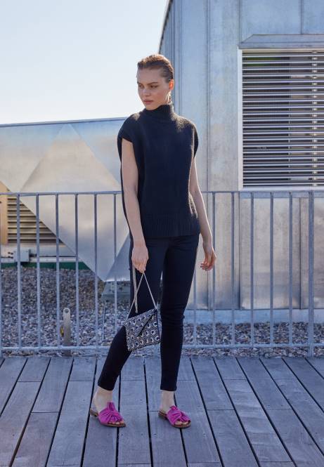 Lederpantoletten rosa Anna Field V0FT1867 Frauen