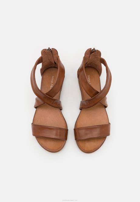 Ledersandalen Cognac Anna Field V0FT1316 Frauen