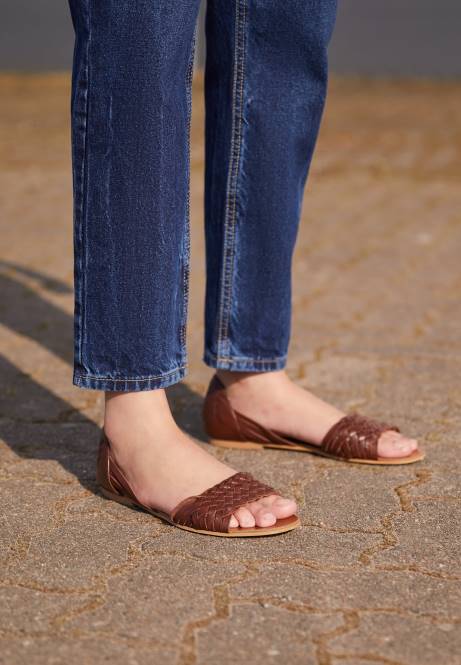 Ledersandalen Cognac Anna Field V0FT1389 Frauen