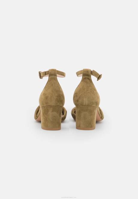 Ledersandalen Khaki Anna Field V0FT1332 Frauen