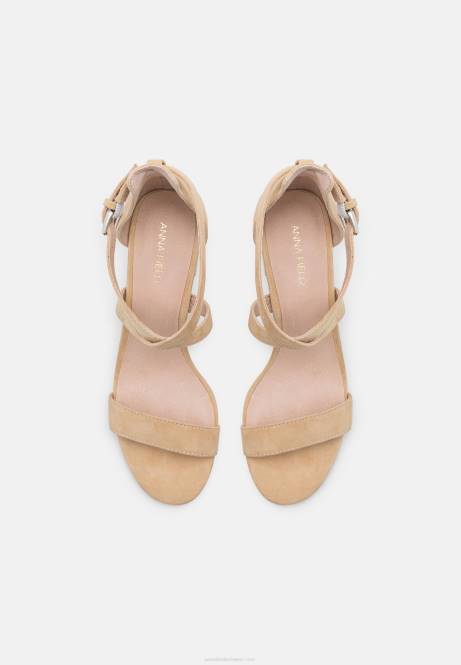 Ledersandalen beige Anna Field V0FT1433 Frauen