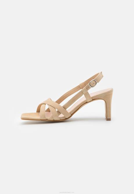 Ledersandalen beige Anna Field V0FT1446 Frauen