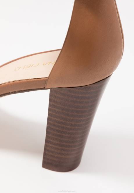 Ledersandalen mit hohen Absätzen in Cognac Anna Field V0FT1549 Frauen