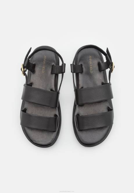 Ledersandalen schwarz Anna Field V0FT1407 Frauen