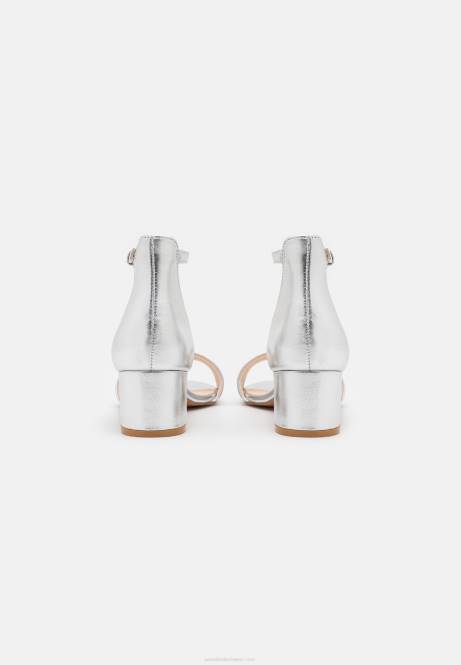 Ledersandalen silber Anna Field V0FT1381 Frauen