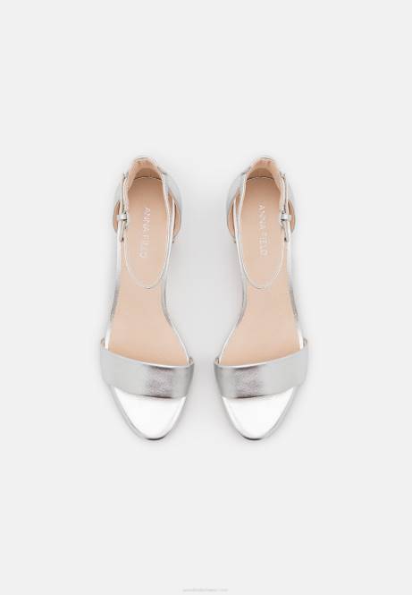 Ledersandalen silber Anna Field V0FT1381 Frauen