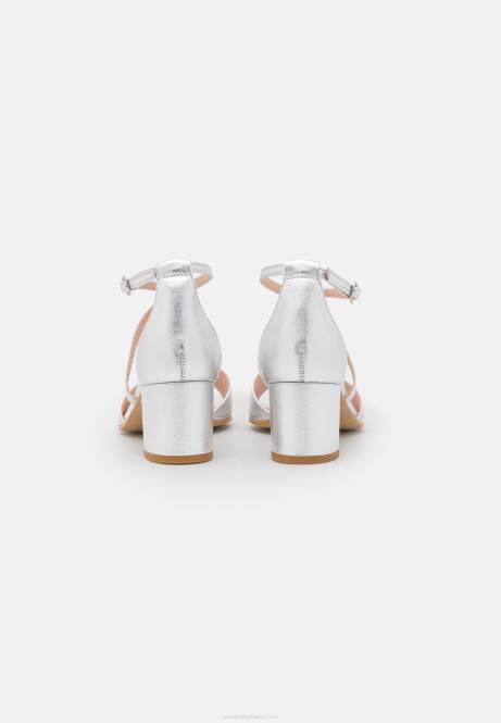 Ledersandalen silber Anna Field V0FT1427 Frauen