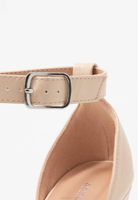 Offwhite-Sandalen mit hohen Absätzen Anna Field V0FT1557 Frauen