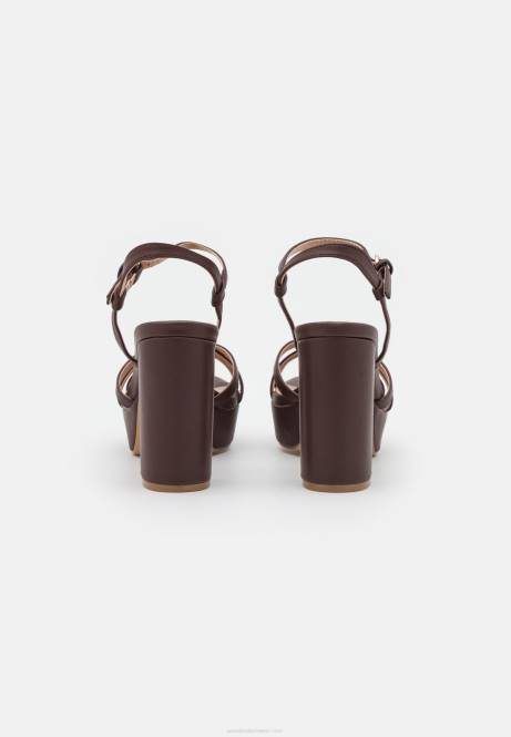 Plateausandalen dunkelbraun Anna Field V0FT1558 Frauen