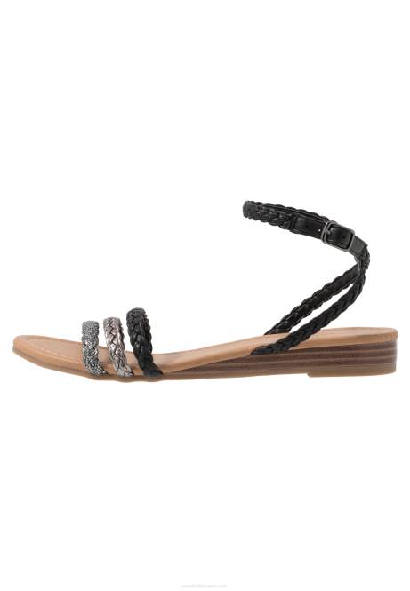 Sandalen schwarz/silber Anna Field V0FT1248 Frauen