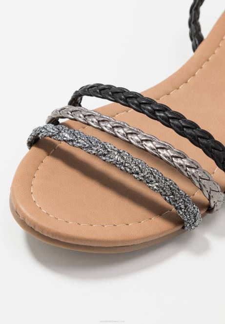 Sandalen schwarz/silber Anna Field V0FT1248 Frauen