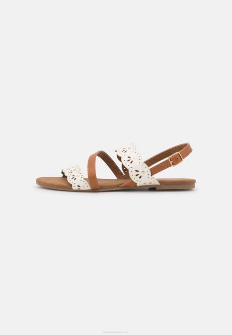 Sandalen weiß/cognac Anna Field V0FT1308 Frauen
