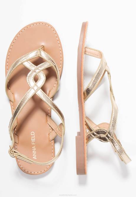 T-Steg-Sandalen Gold Anna Field V0FT1499 Frauen
